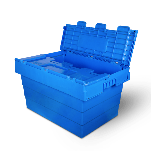 Nestable stackable crates